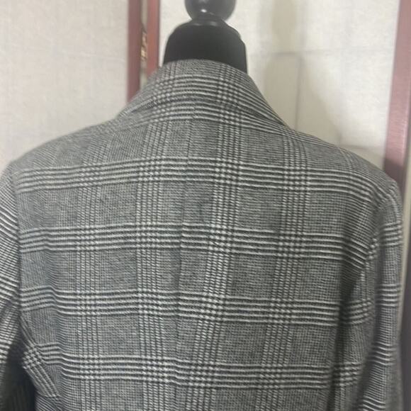 EVERLANE GLEN PLAID OVERSIZE BLAZER SIZE 10 - Picture 4 of 11